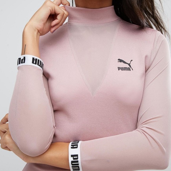 PUMA mesh body con dress!! Only worn once - Picture 2 of 9